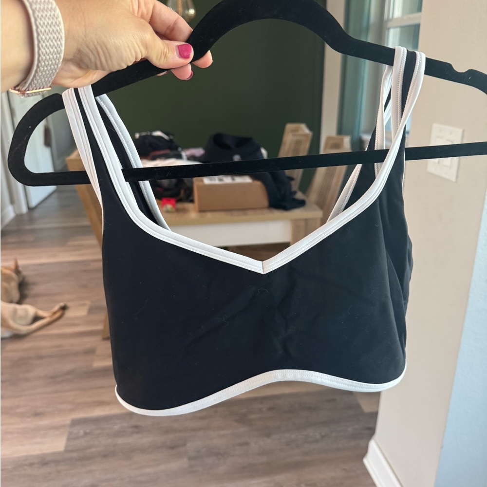 Black and White Women's Bralette